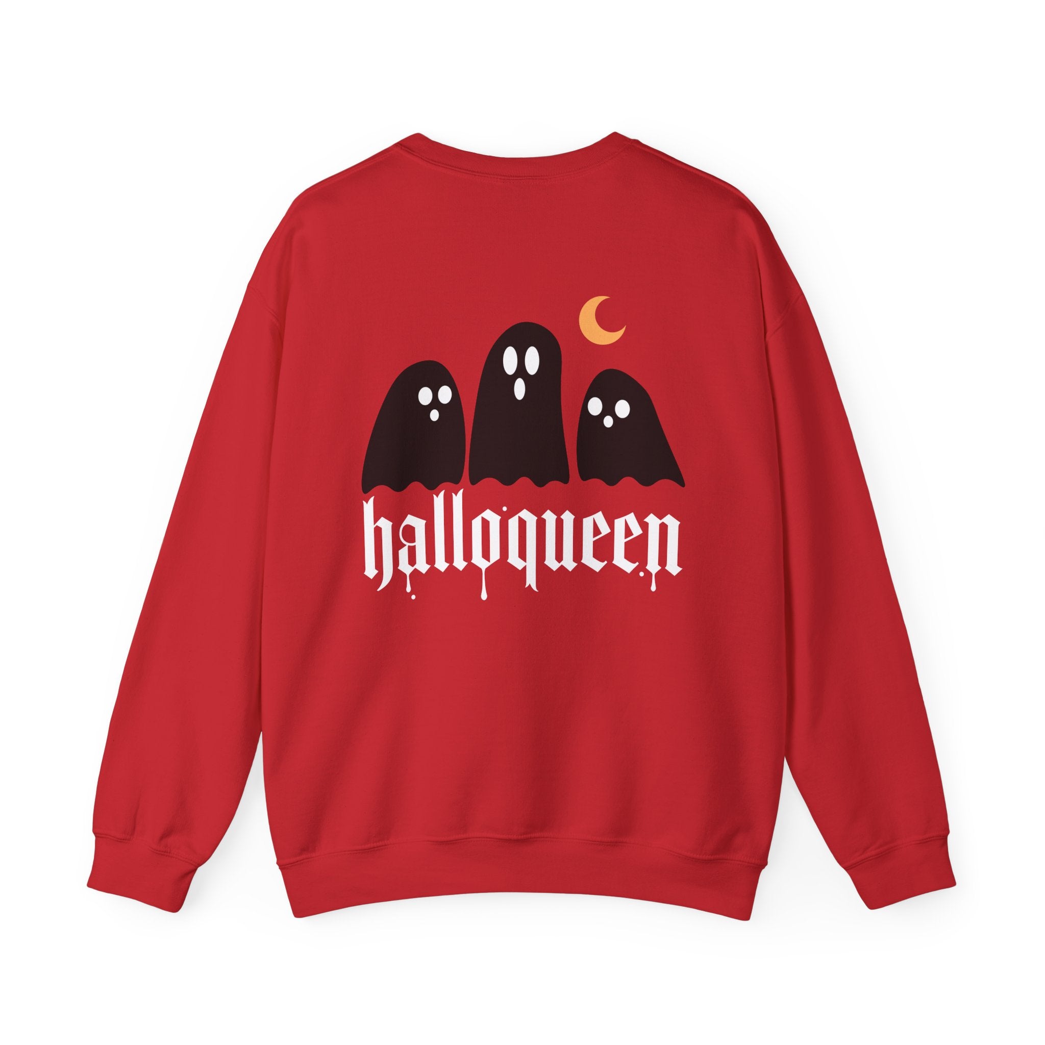 Halloqueen Sweatshirt — Cute Ghost Halloween Crewneck