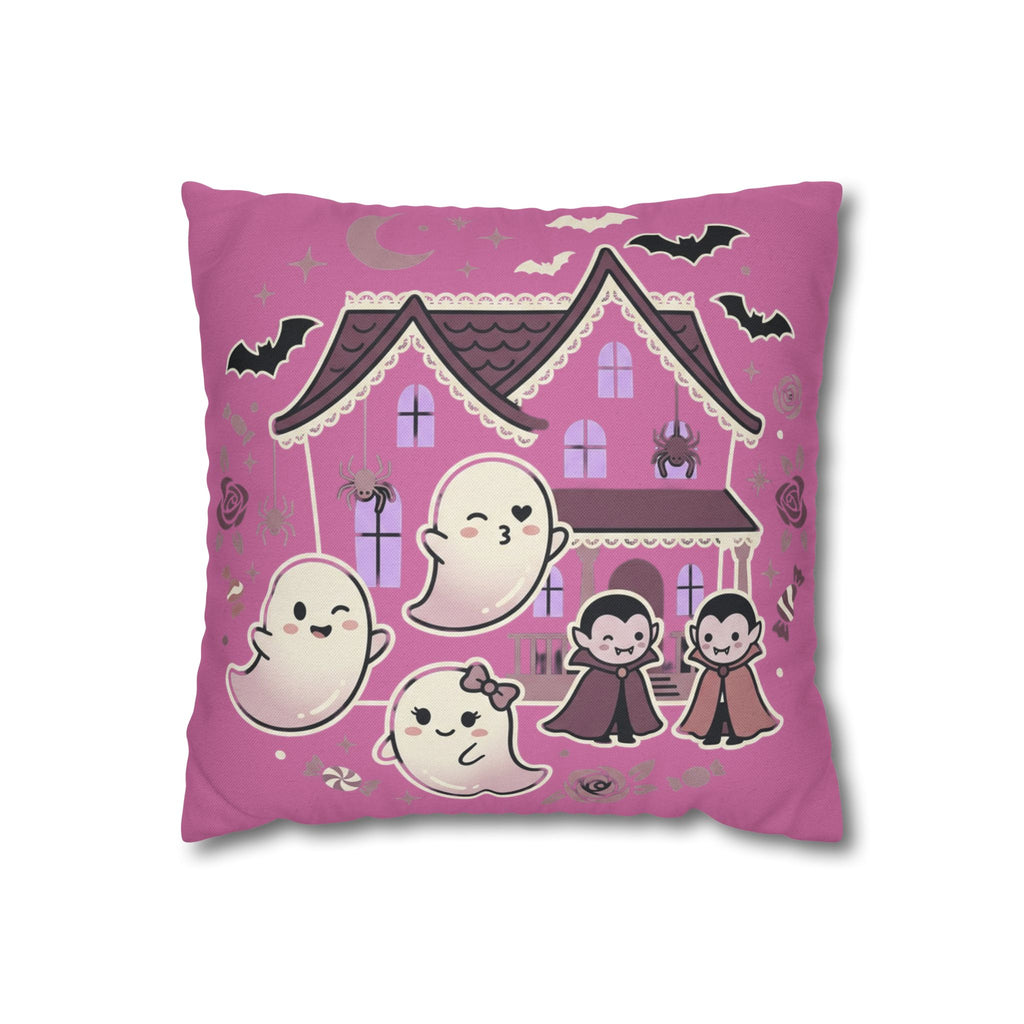 Spun Polyester Square Pillowcase