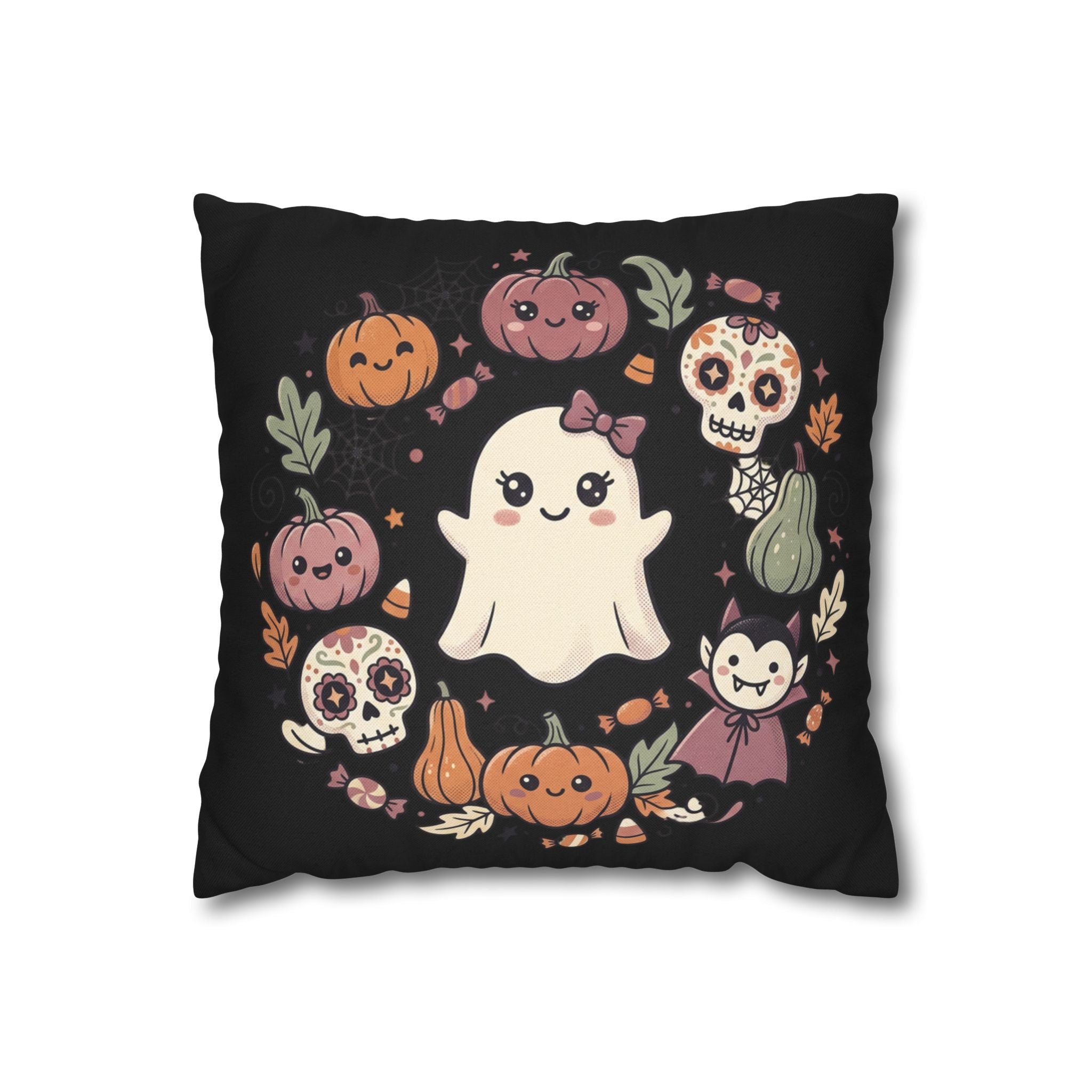 Spun Polyester Square Pillowcase