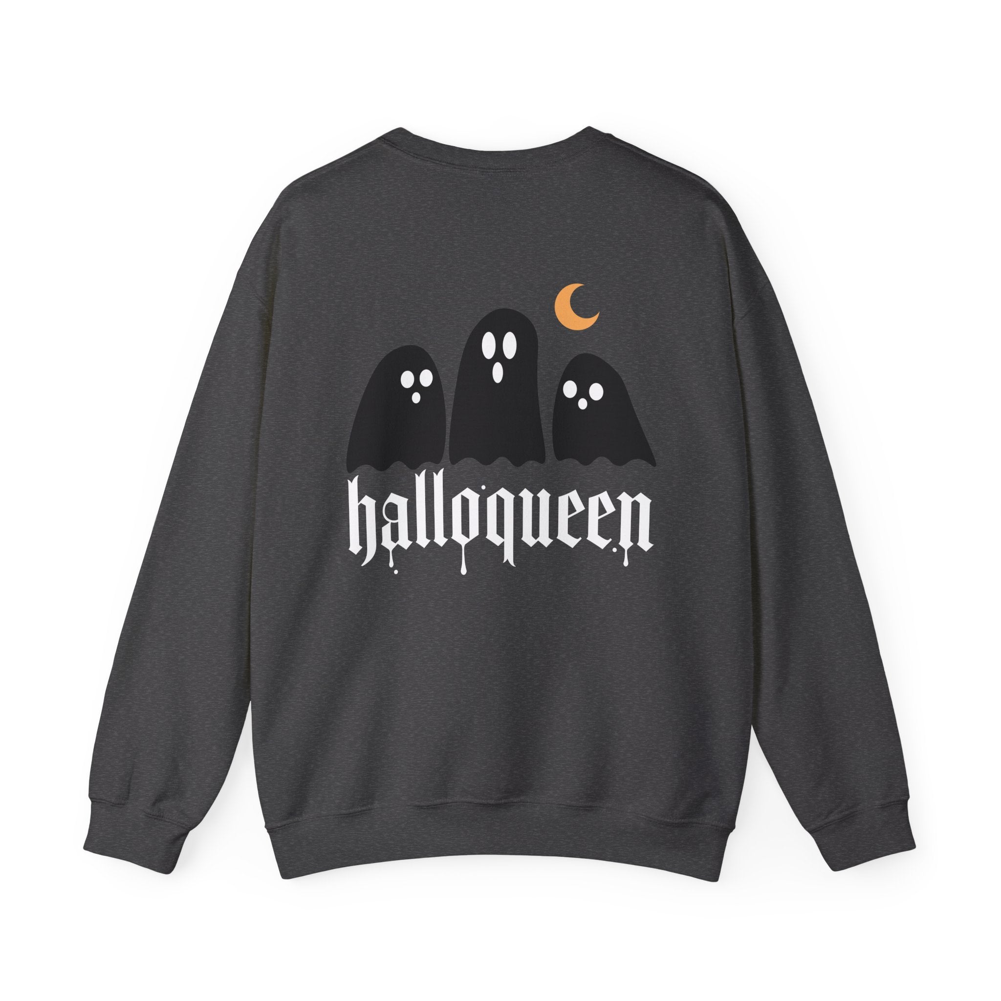 Halloqueen Sweatshirt — Cute Ghost Halloween Crewneck