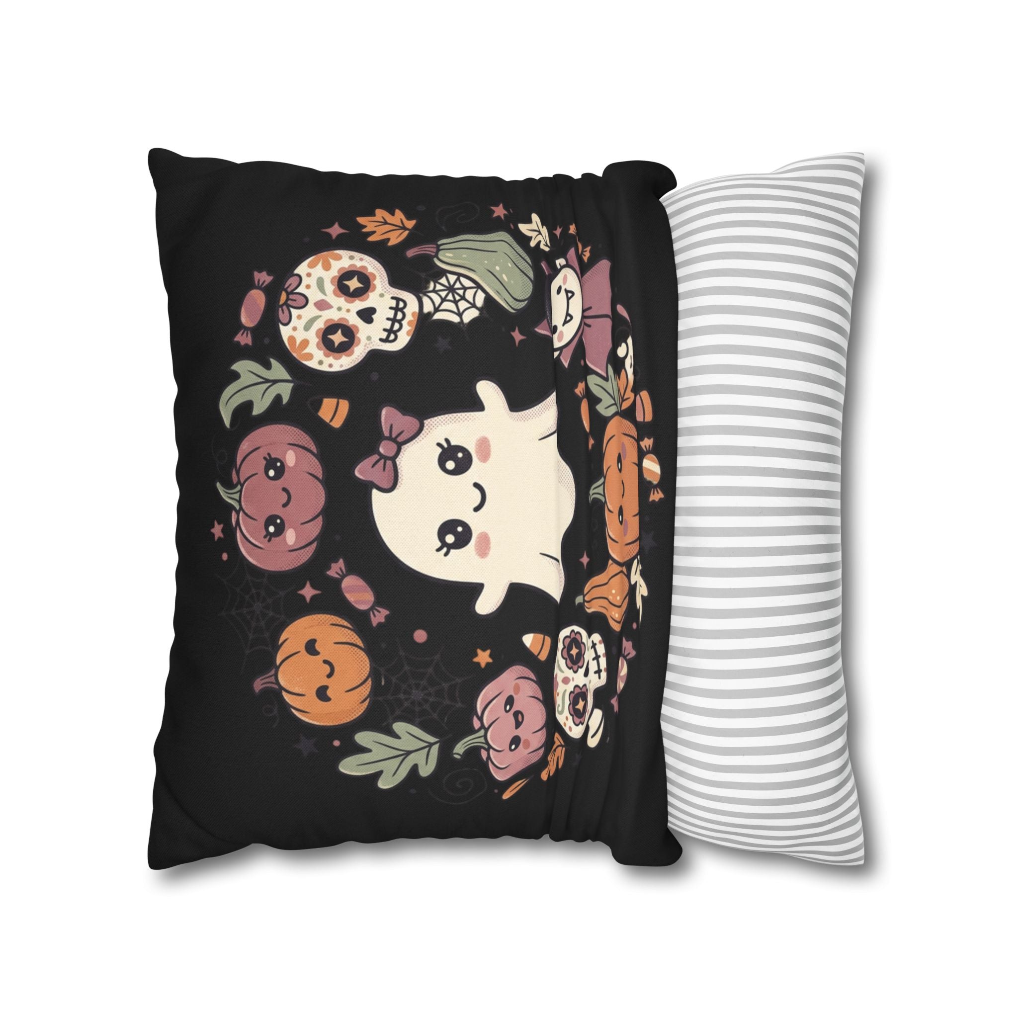 Spun Polyester Square Pillowcase