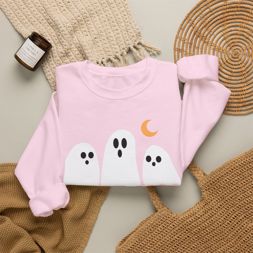Halloqueen Sweatshirt — Cute Ghost Halloween Crewneck