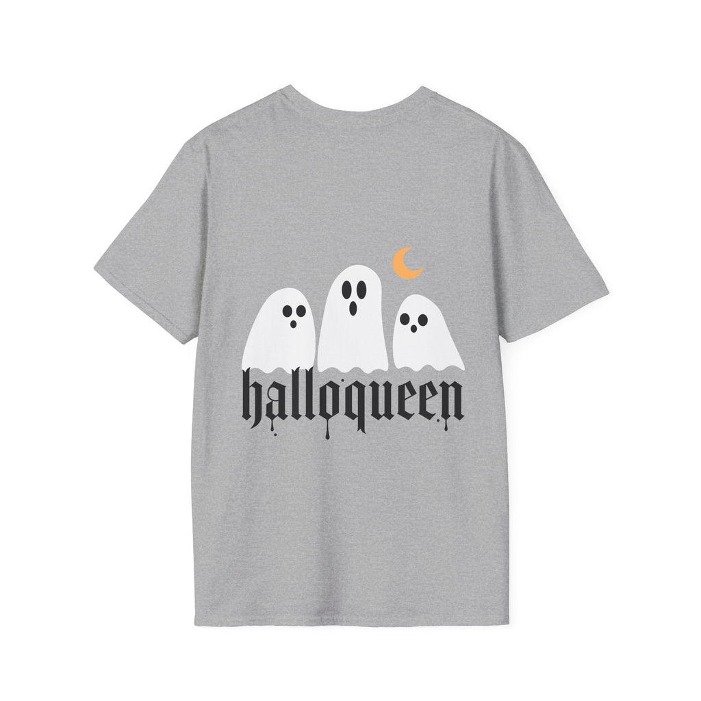 Halloween 'Galloqueen' Ghost Tee — Cute Spooky Moon Graphic T-Shirt
