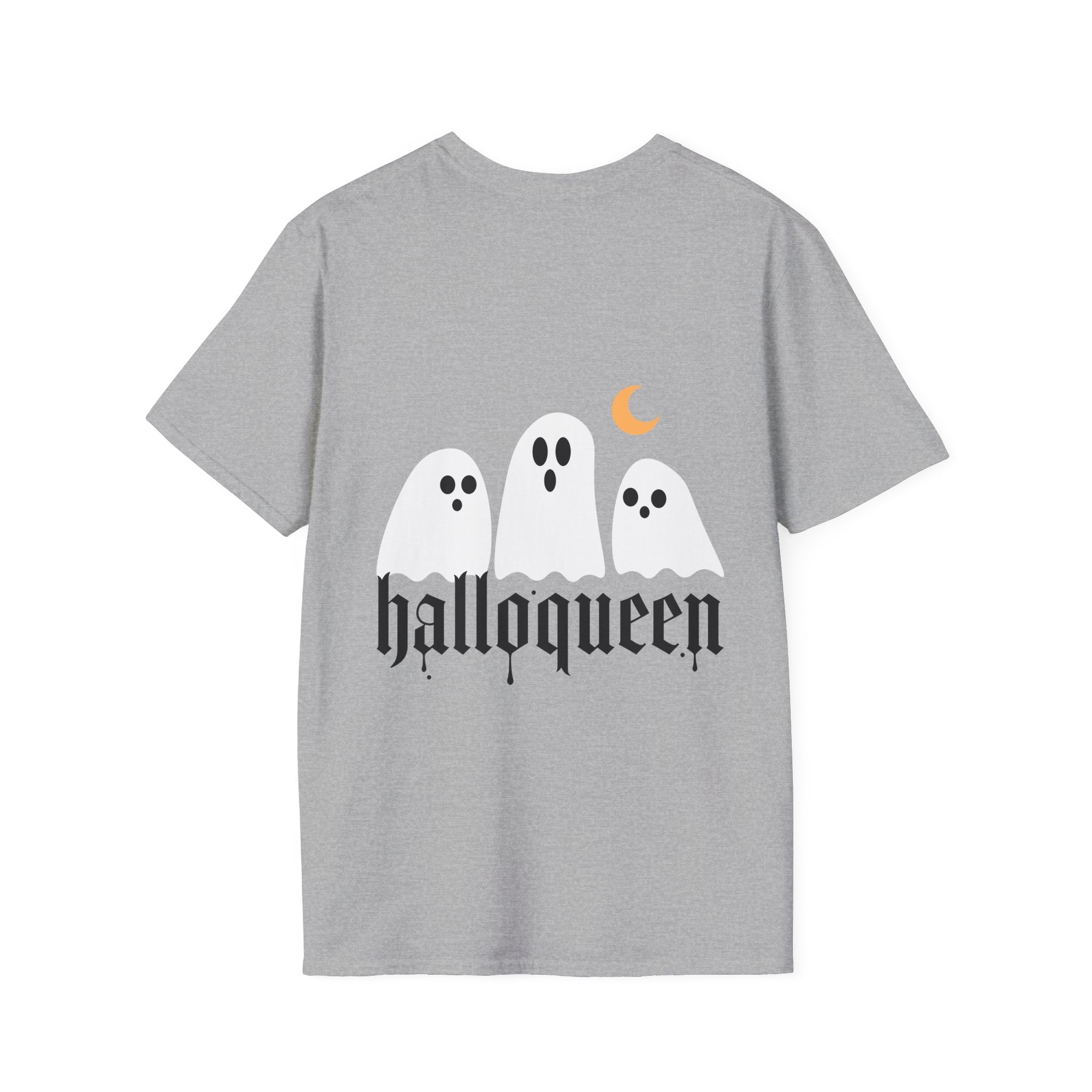 Halloween 'Galloqueen' Ghost Tee — Cute Spooky Moon Graphic T-Shirt