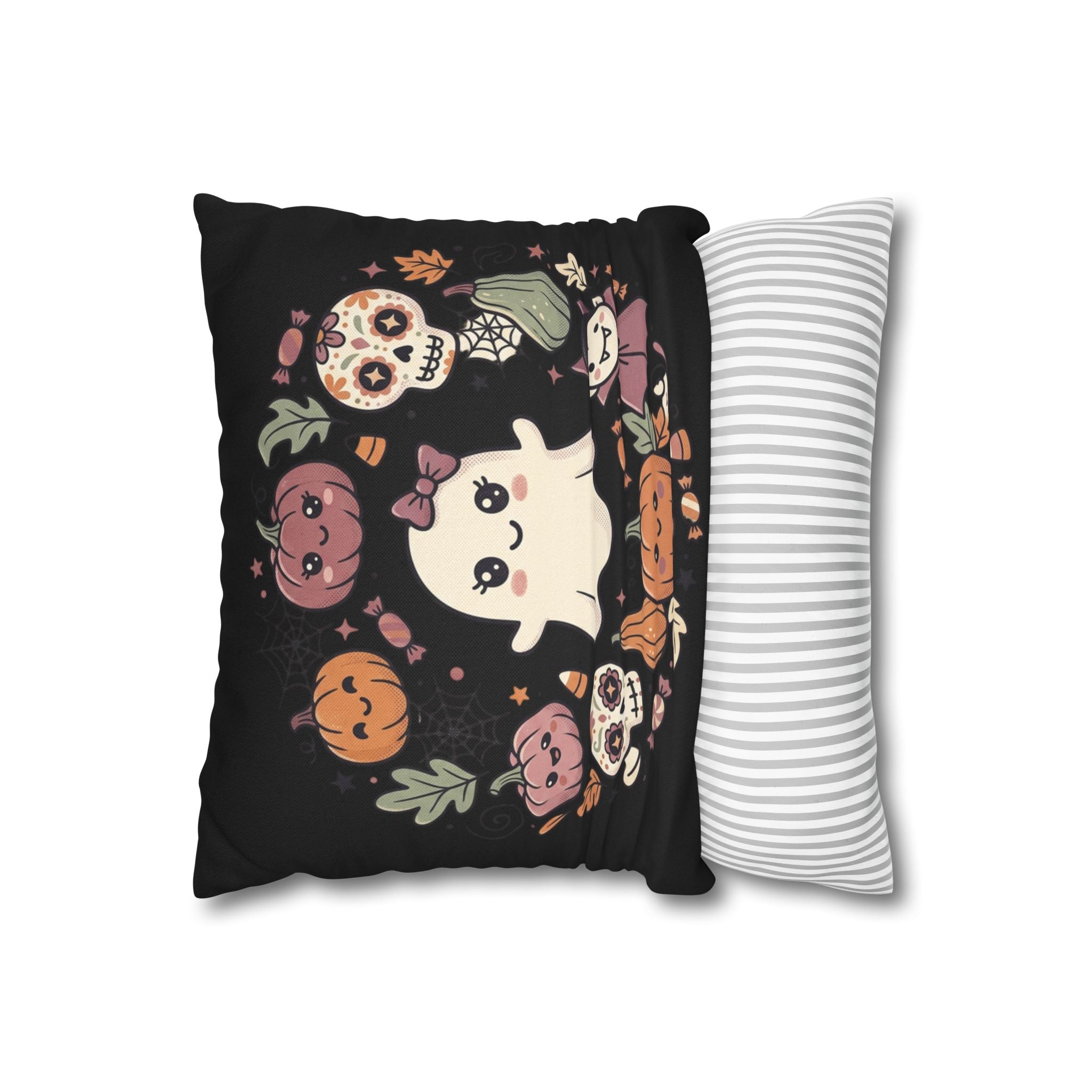 Spun Polyester Square Pillowcase