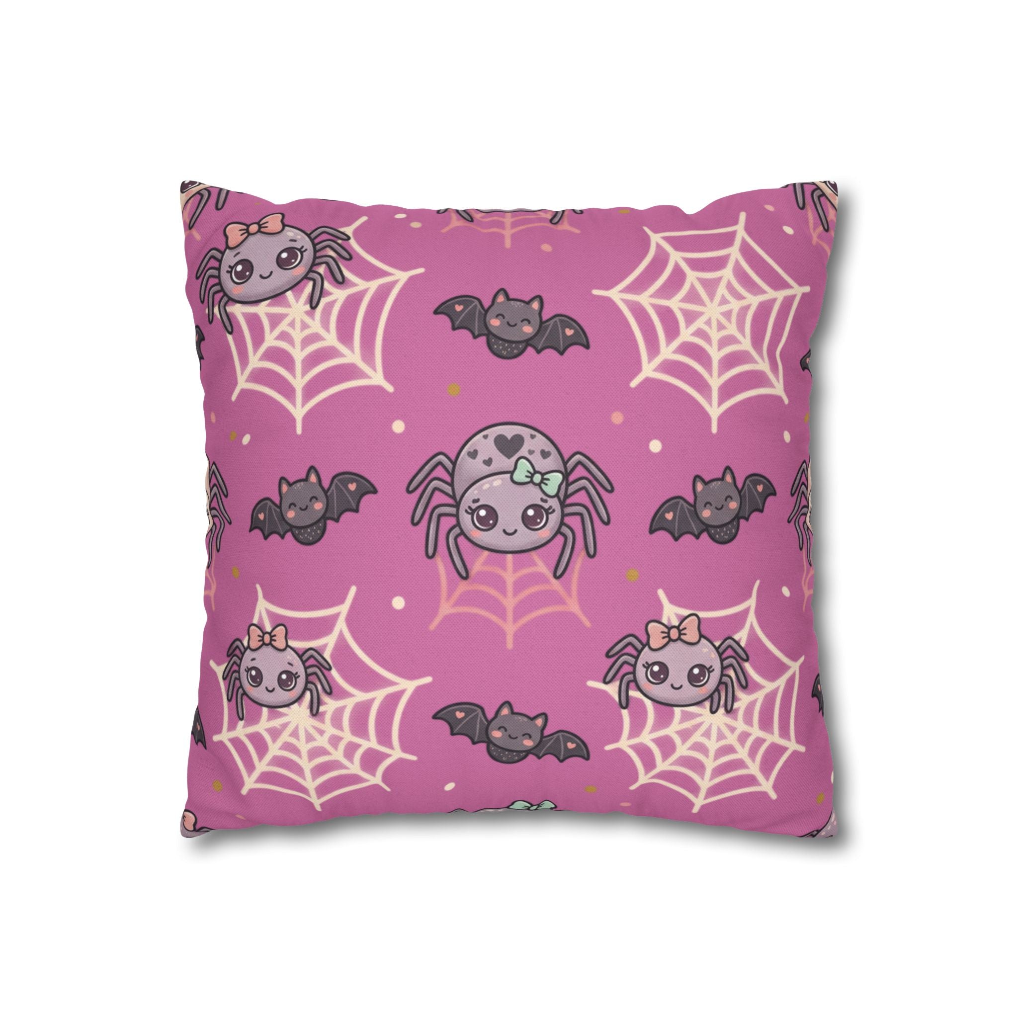 Spun Polyester Square Pillowcase
