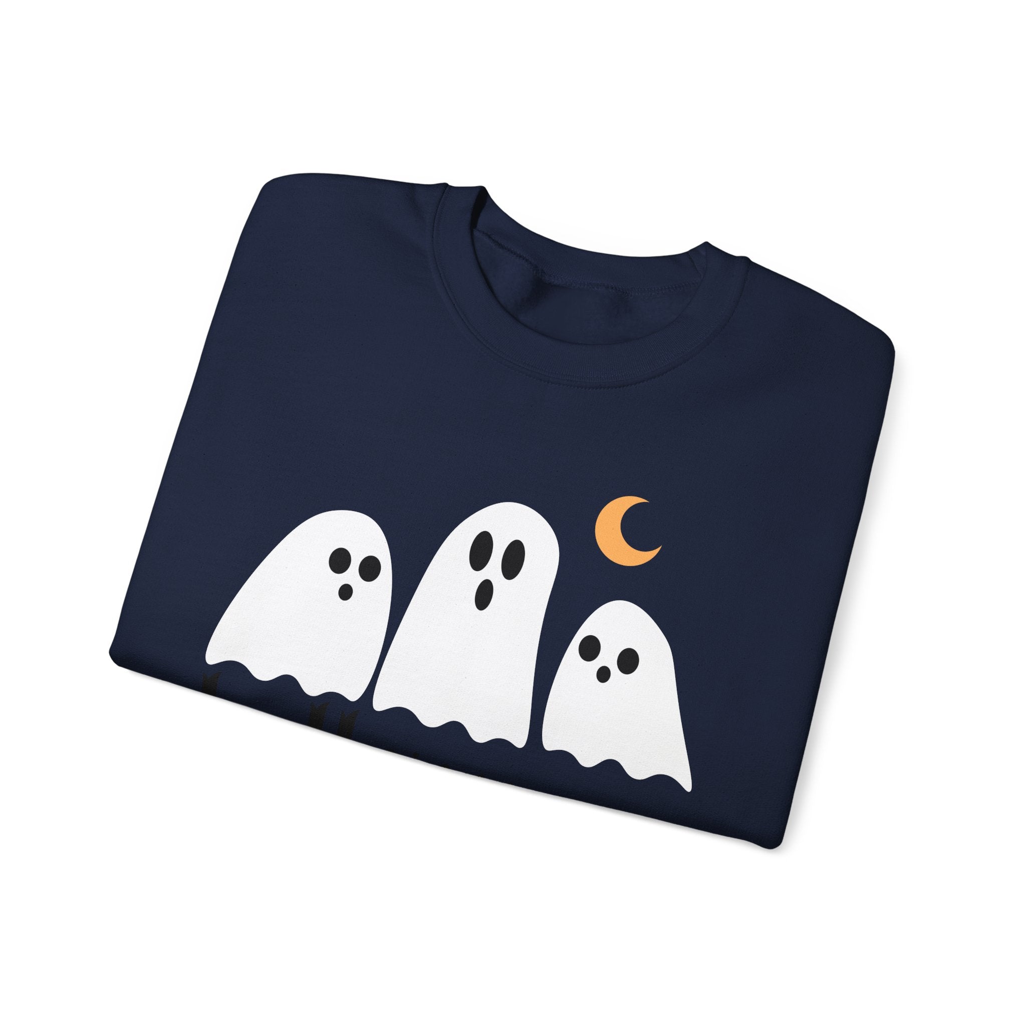 Halloqueen Sweatshirt — Cute Ghost Halloween Crewneck