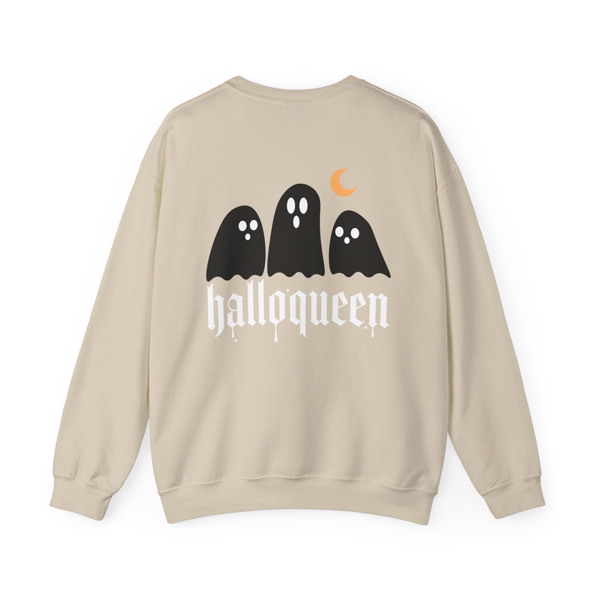Halloqueen Sweatshirt — Cute Ghost Halloween Crewneck