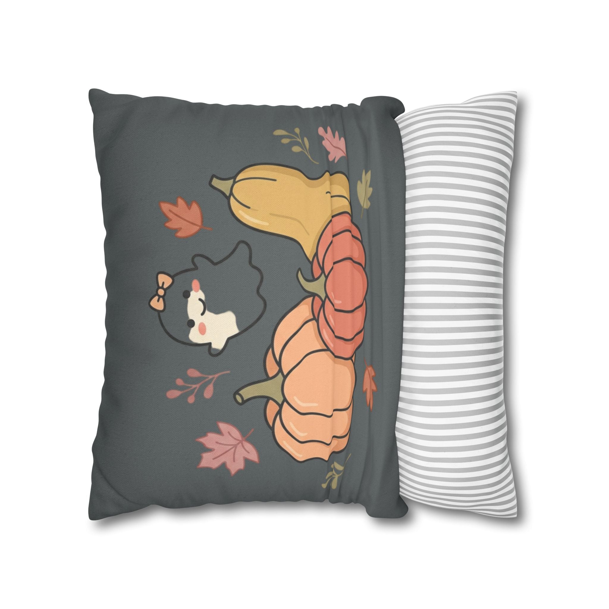 Spun Polyester Square Pillowcase