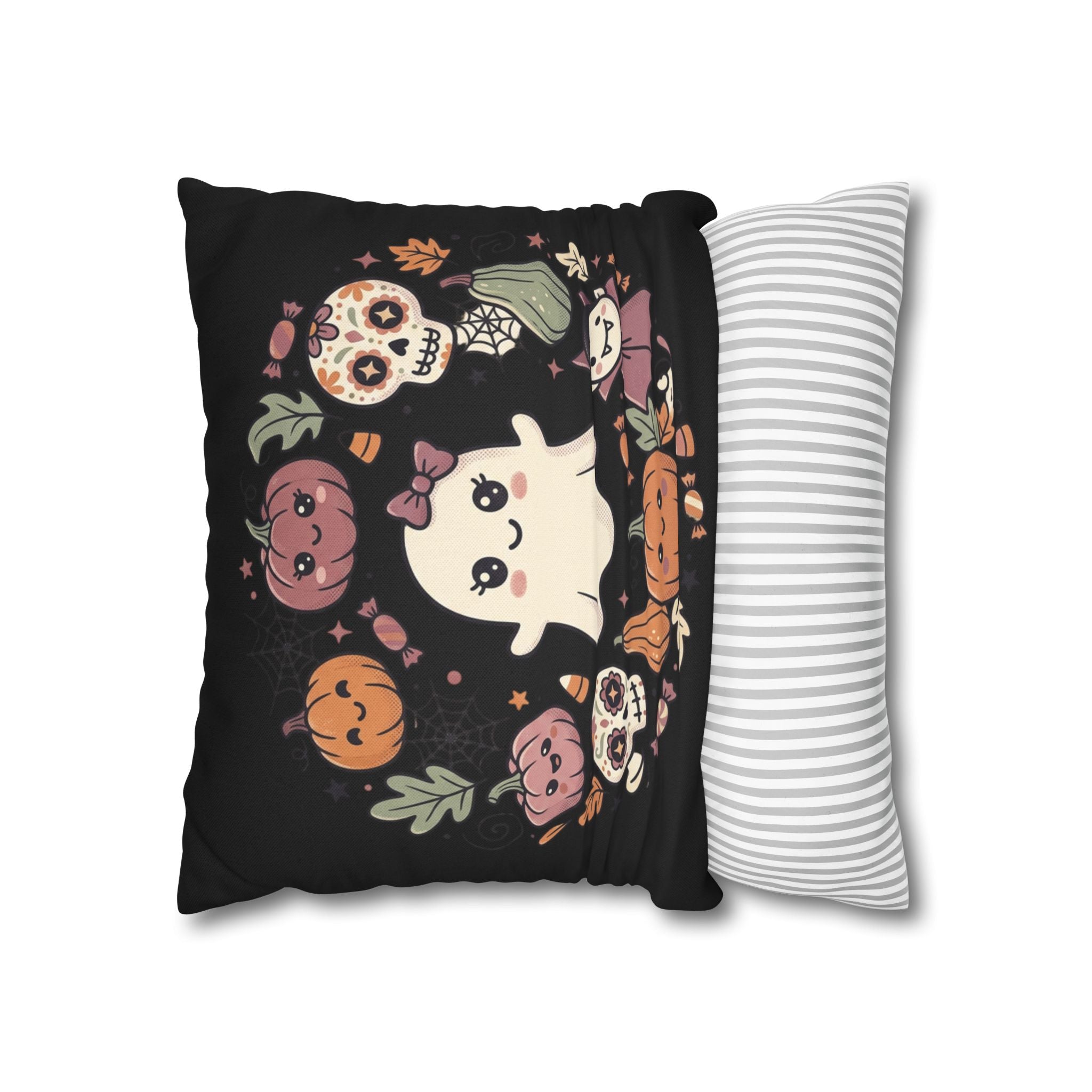 Spun Polyester Square Pillowcase