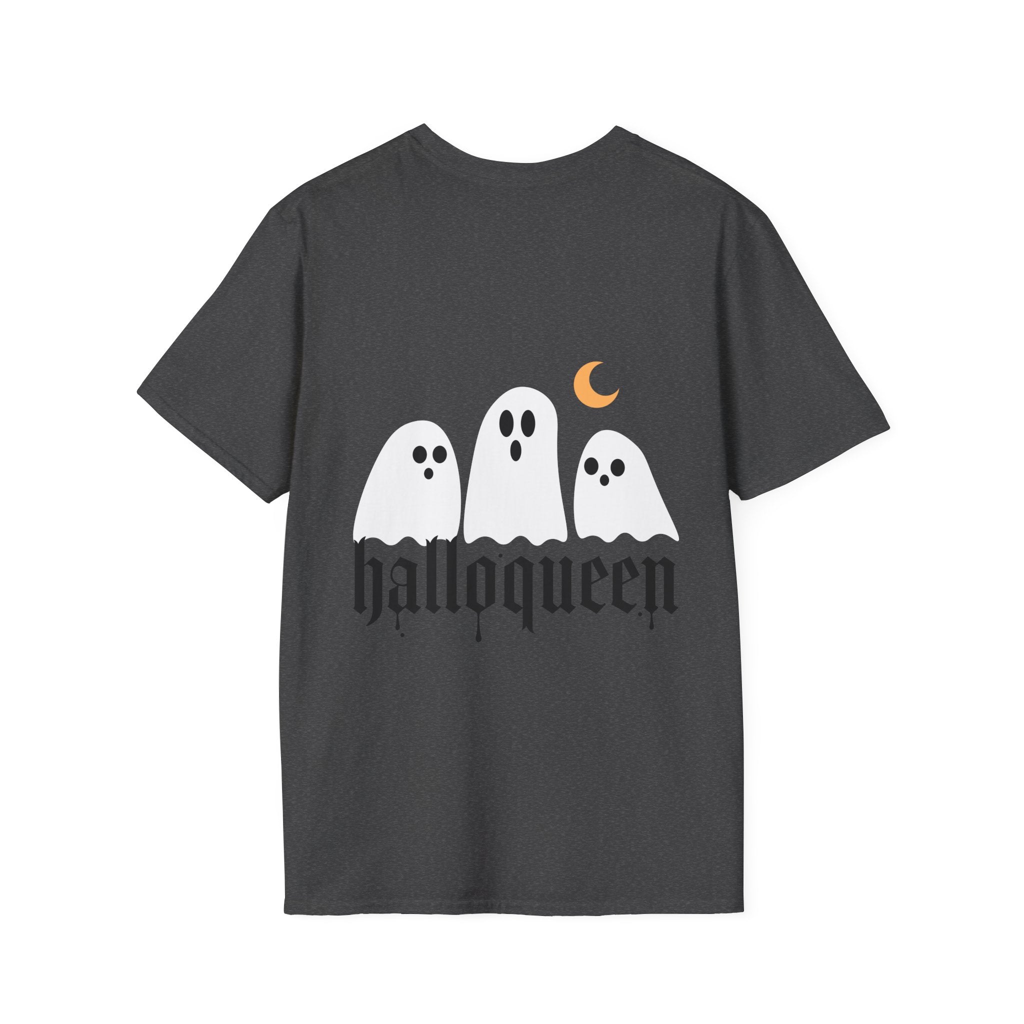 Halloween 'Galloqueen' Ghost Tee — Cute Spooky Moon Graphic T-Shirt