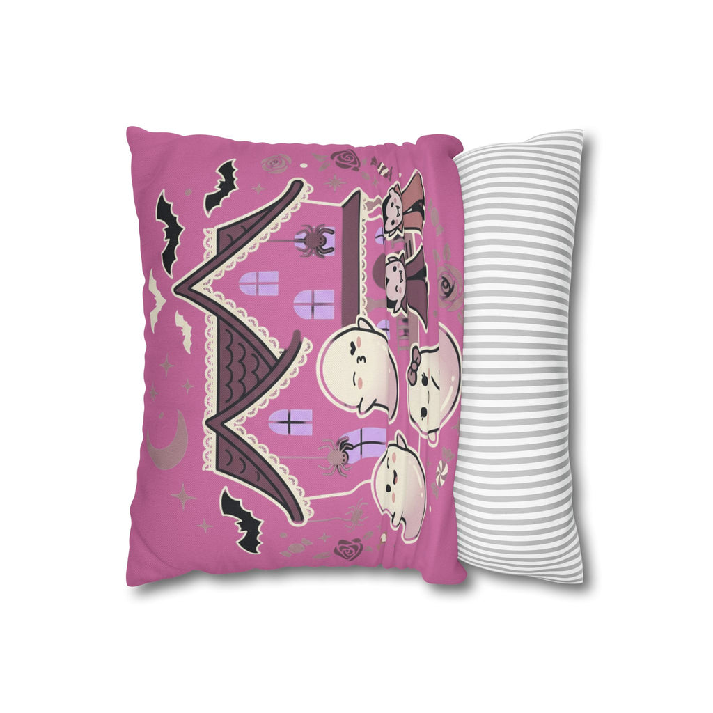 Spun Polyester Square Pillowcase