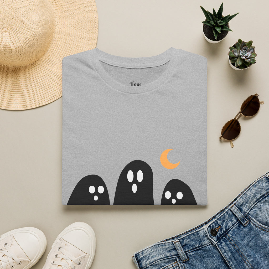 Halloween 'Galloqueen' Ghost Tee — Cute Spooky Moon Graphic T-Shirt