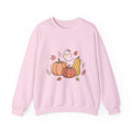 Autumn Pumpkin Ghost Sweatshirt — Cute Fall Crewneck for Women & Men