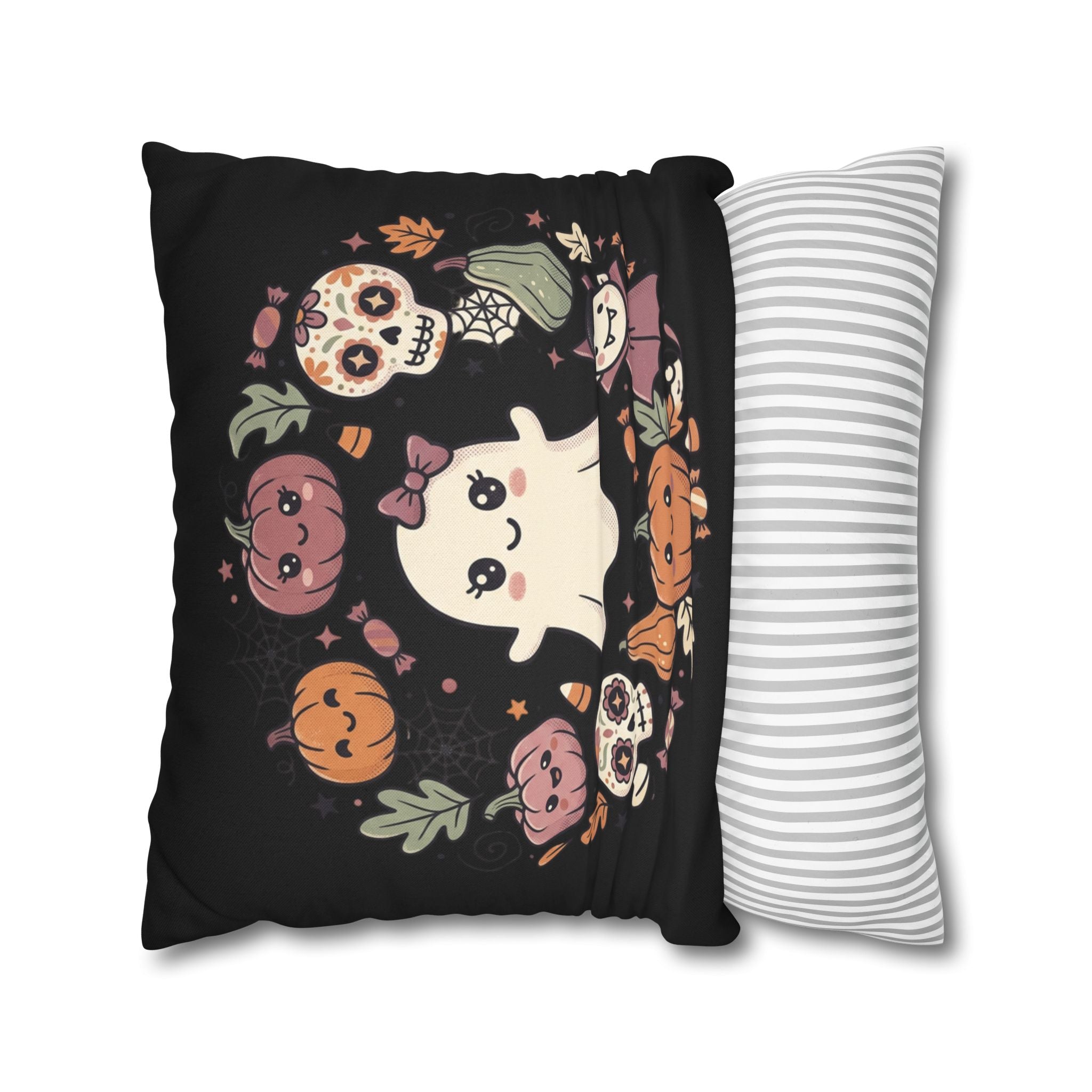 Spun Polyester Square Pillowcase