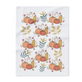 Autumn Pumpkins & Ghosts Fleece Blanket