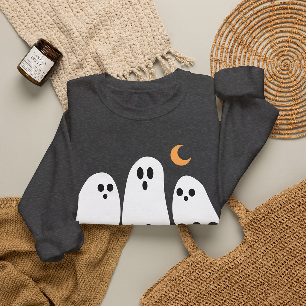 Halloqueen Sweatshirt — Cute Ghost Halloween Crewneck