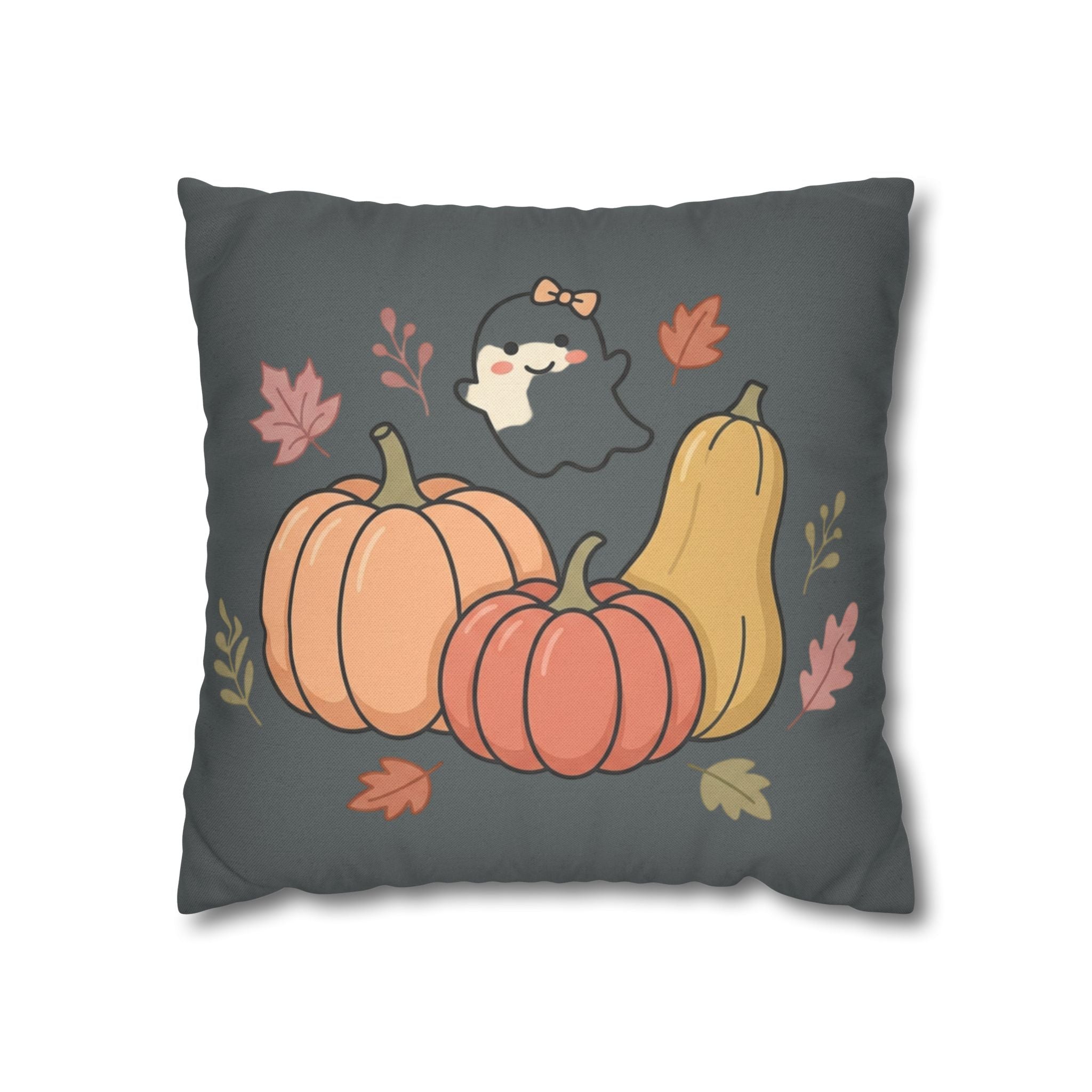 Spun Polyester Square Pillowcase