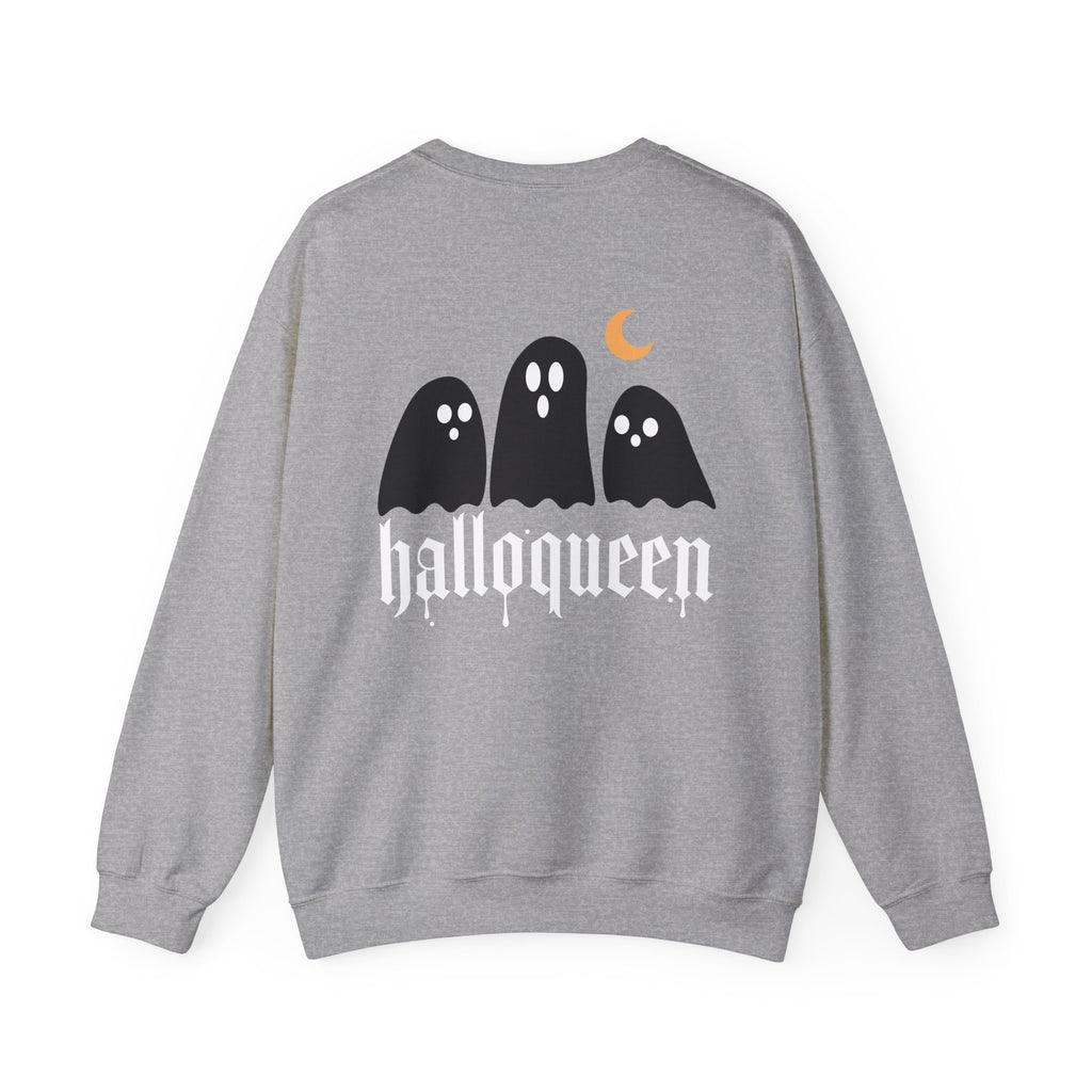 Halloqueen Sweatshirt — Cute Ghost Halloween Crewneck