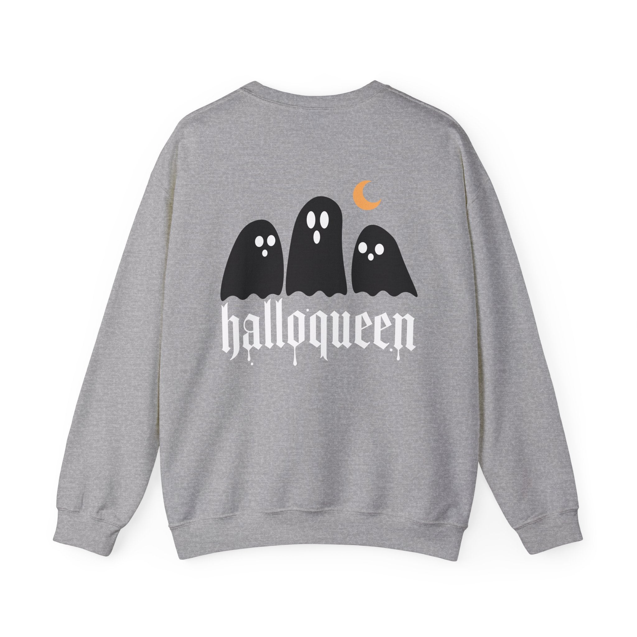 Halloqueen Sweatshirt — Cute Ghost Halloween Crewneck