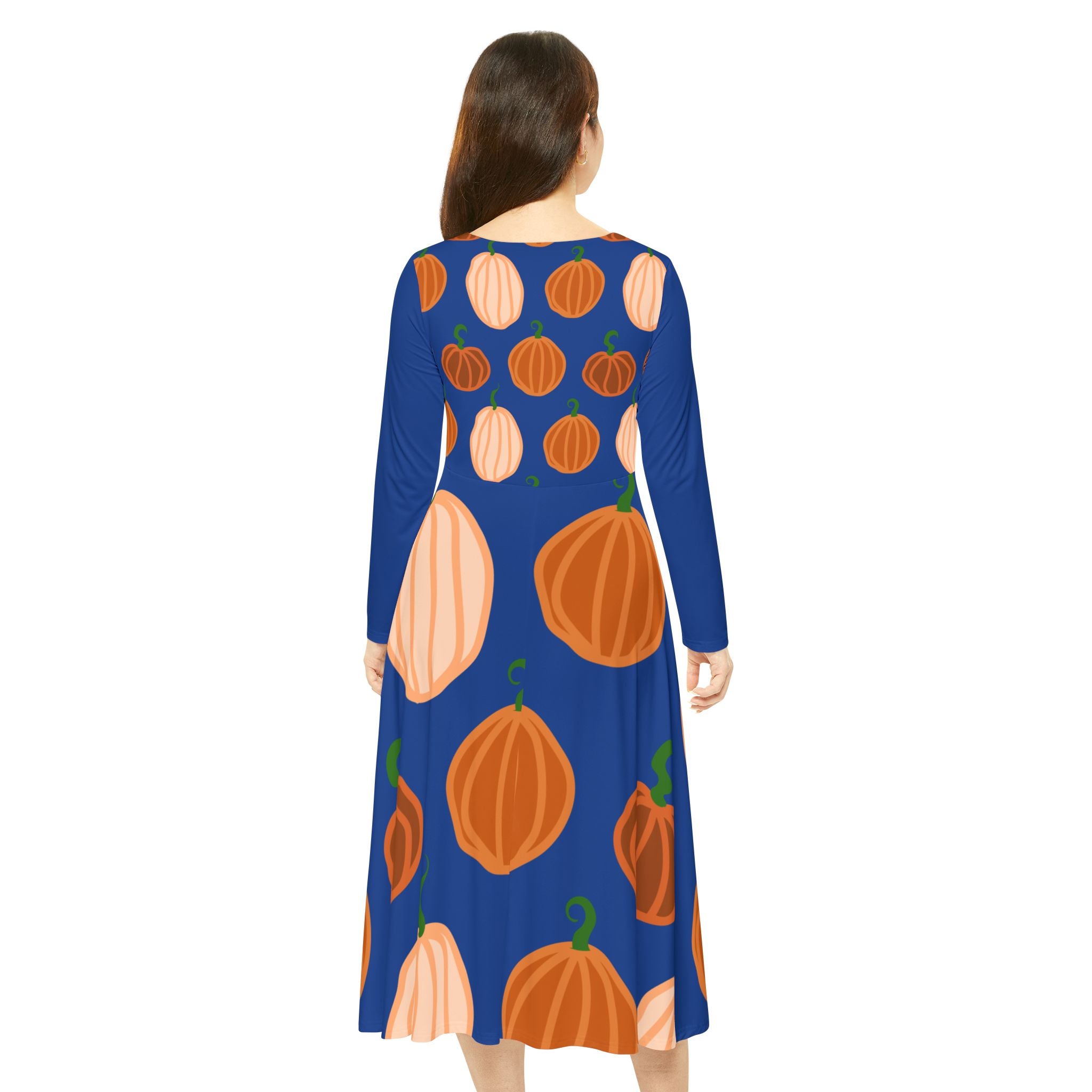 Women's Long Sleeve Dance Dress (AOP)