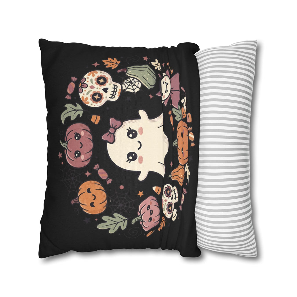 Spun Polyester Square Pillowcase