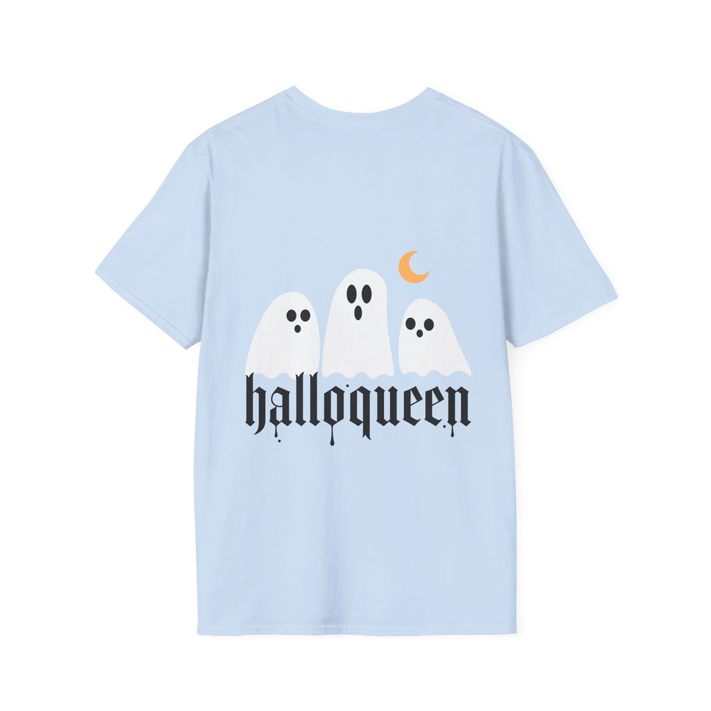 Halloween 'Galloqueen' Ghost Tee — Cute Spooky Moon Graphic T-Shirt