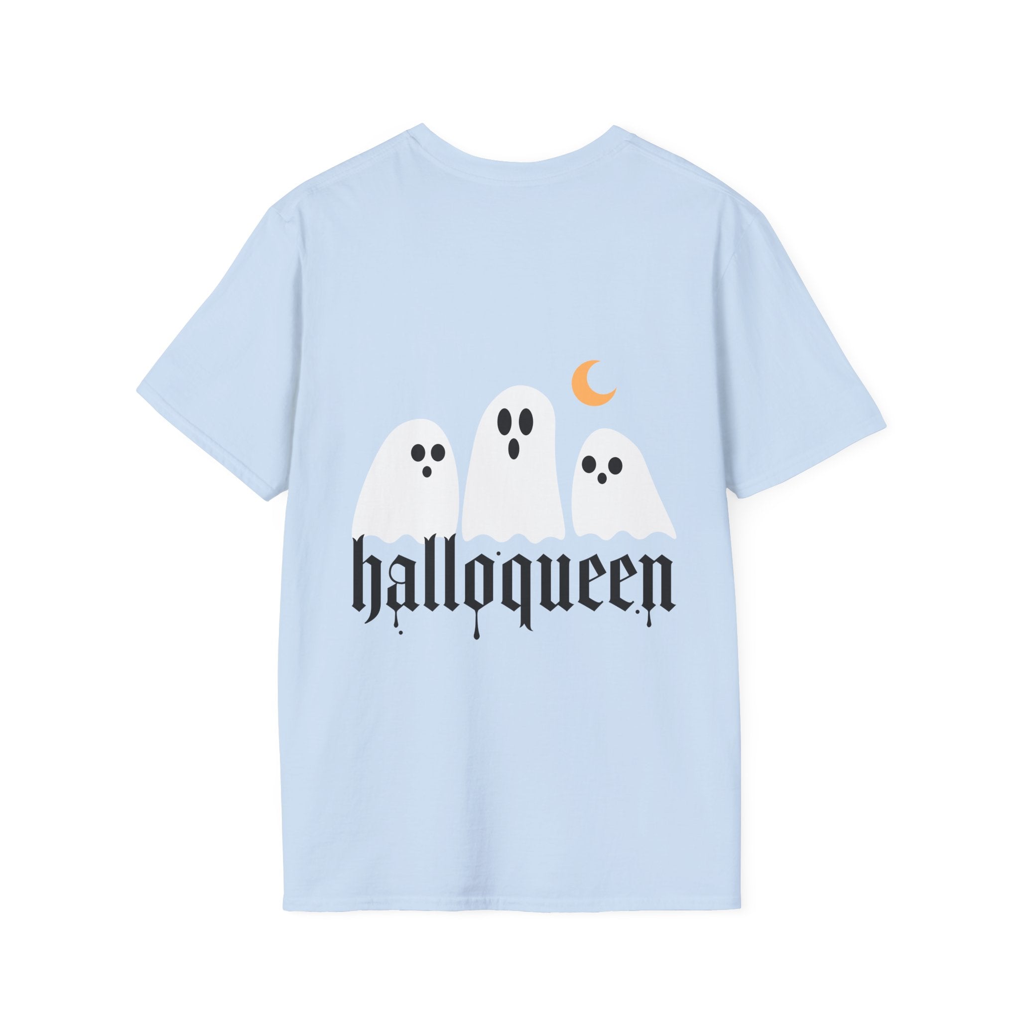 Halloween 'Galloqueen' Ghost Tee — Cute Spooky Moon Graphic T-Shirt