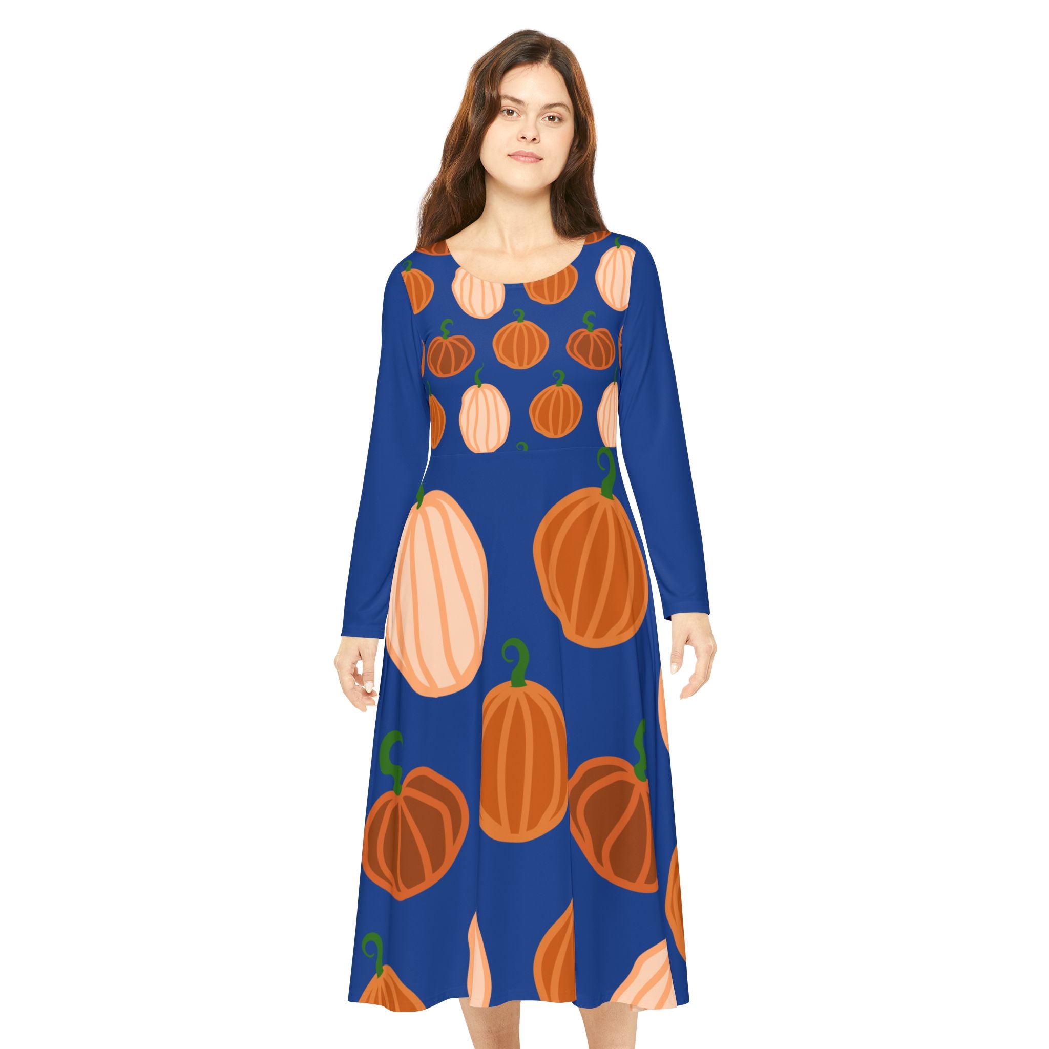 Women's Long Sleeve Dance Dress (AOP)