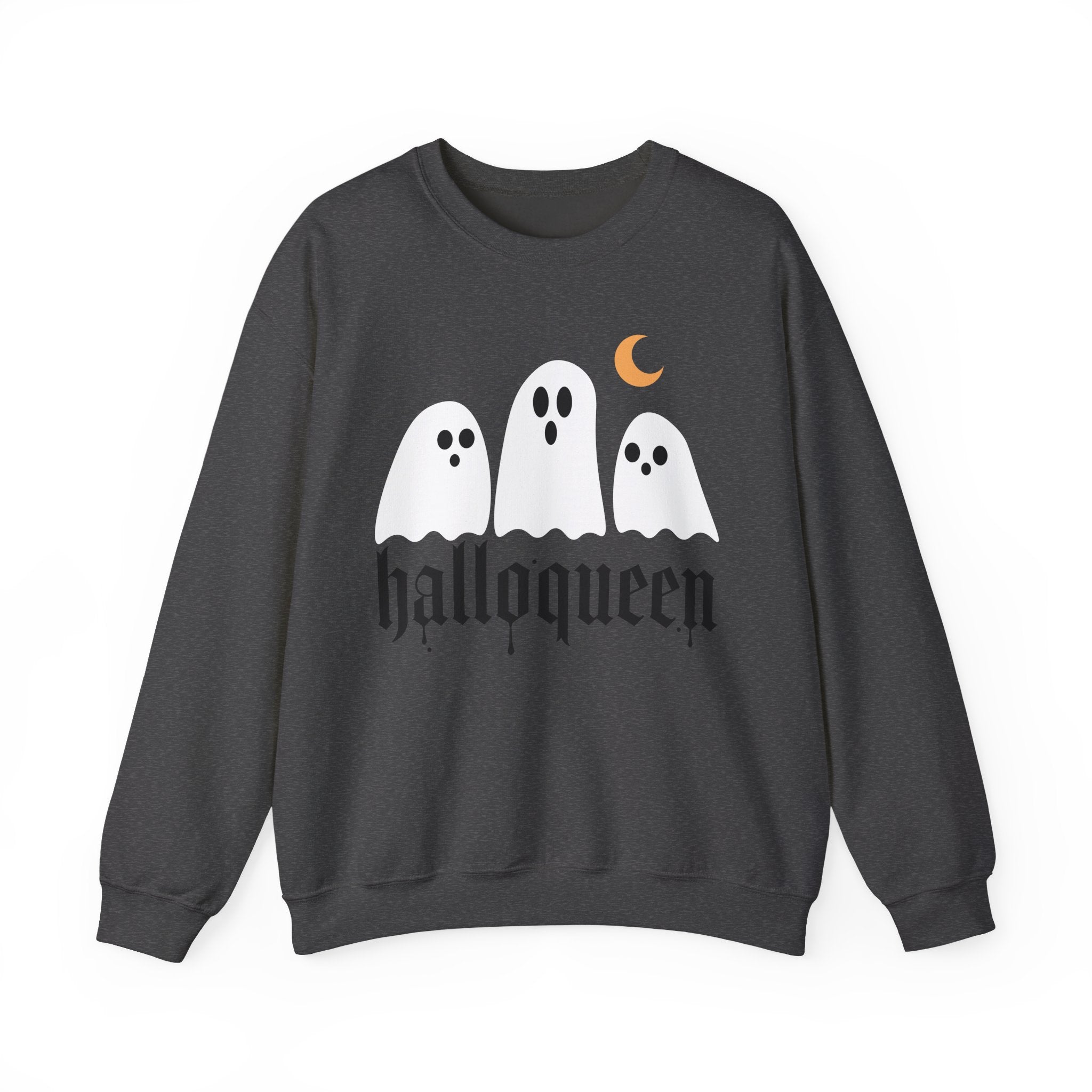 Halloqueen Sweatshirt — Cute Ghost Halloween Crewneck