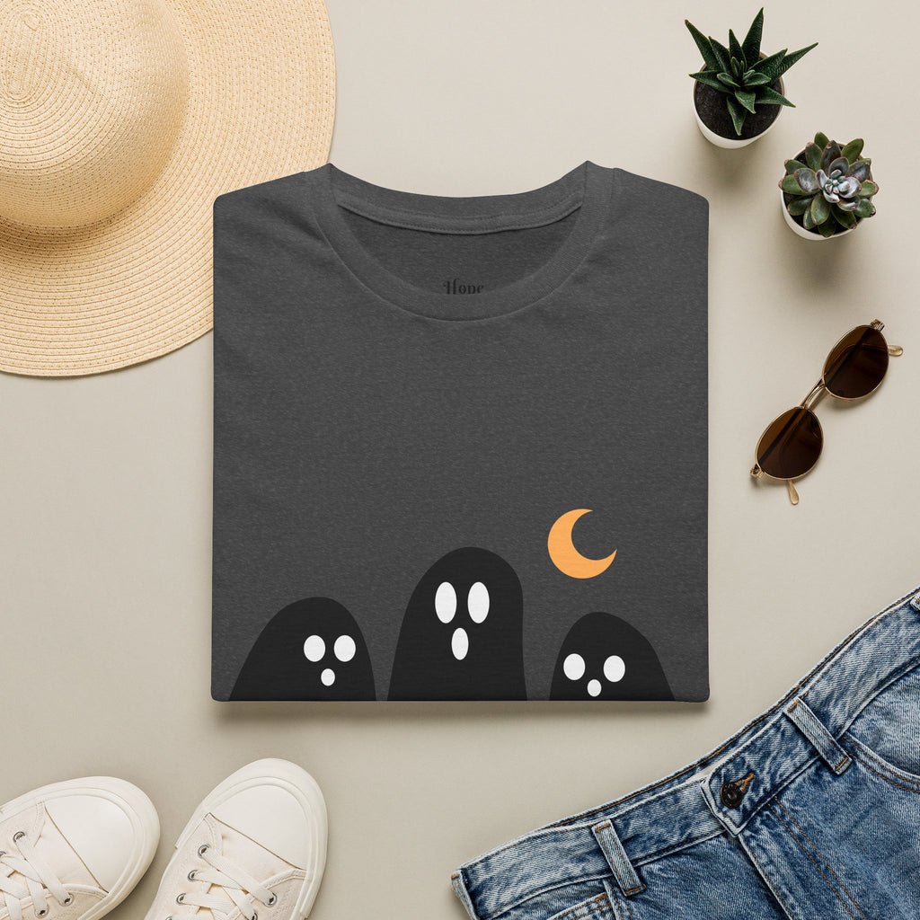 Halloween 'Galloqueen' Ghost Tee — Cute Spooky Moon Graphic T-Shirt