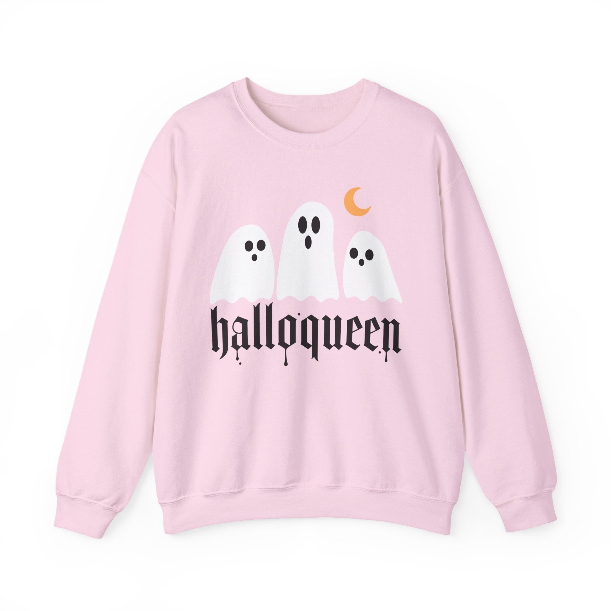 Halloqueen Sweatshirt — Cute Ghost Halloween Crewneck